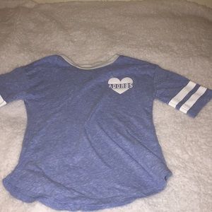 Blue danskin tee